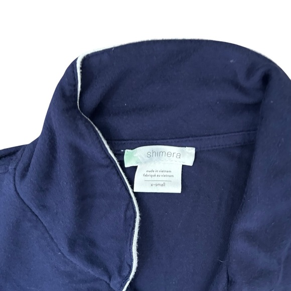 Shimera Nordstrom Tranquility Short Pajama Set in Navy Blue Size XS - Picture 3 of 6